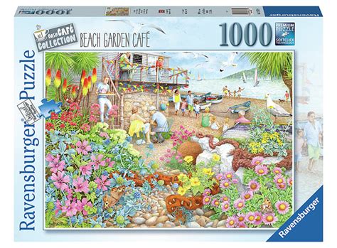 Beach Garden Cafe Biter Puslespill Ravensburger Puzzle Cozy Cafe