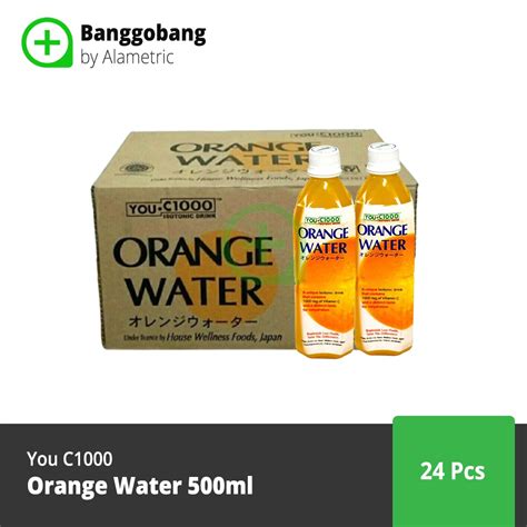 Jual You C1000 Orange Water 1 Karton 24 Pcs 500Ml Banggobang