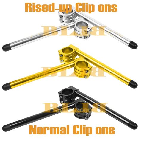 Cnc Mm Regular Clip Ons Handlebars Lift Handle Bar Fork Tube One Pair