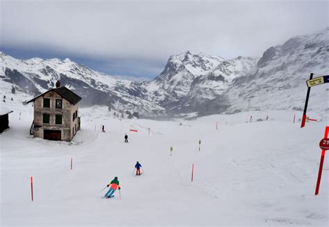 Schweiz Jungfrau Region Hei T Chinesische Touristen Mit Eishasen