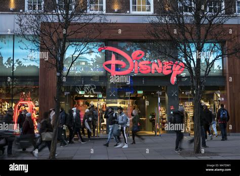 London, UK. 30th Jan, 2018. Disney store seen in London famous Oxford ...