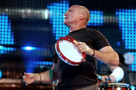 Phil Collins during the Concert Editorial Stock Image - Image of ...