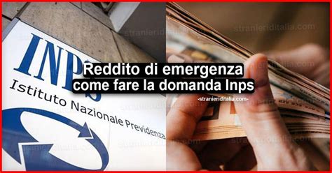 Reddito Di Emergenza Con Modulo Ecco Come Fare La Domanda Inps