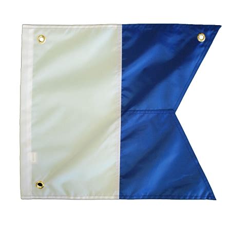 X Nylon Alpha Dive Flag With Stringer