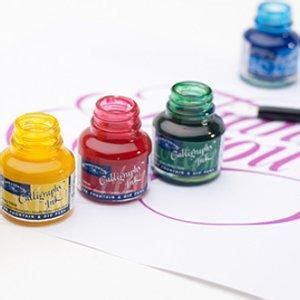 Winsor Newton Botella De Tinta Para Caligraf A Azul Oscuro