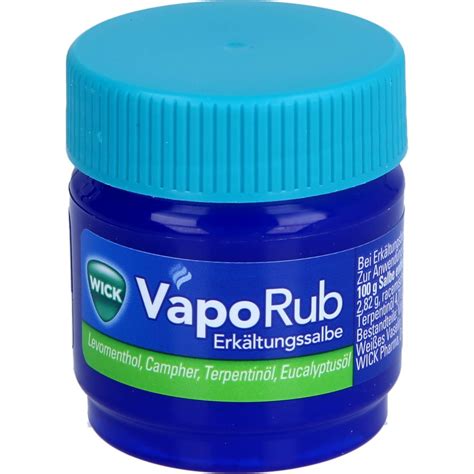 WICK VapoRub Erkältungssalbe 25 g Inhalation Einreibung Erkältung