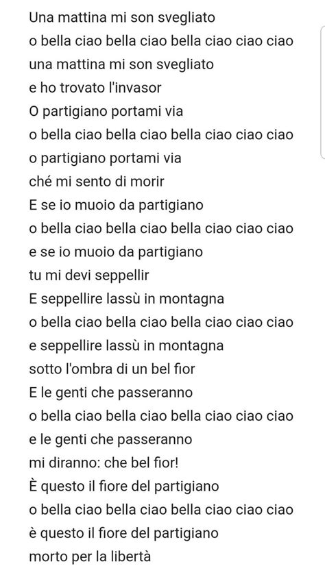 Bella Ciao Song Lyrics In English : Oh goodbye beautiful, goodbye beautiful, goodbye beautiful ...