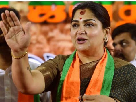 Latest News Actress Kushboo Quits BJP Campaigns Due To Medical