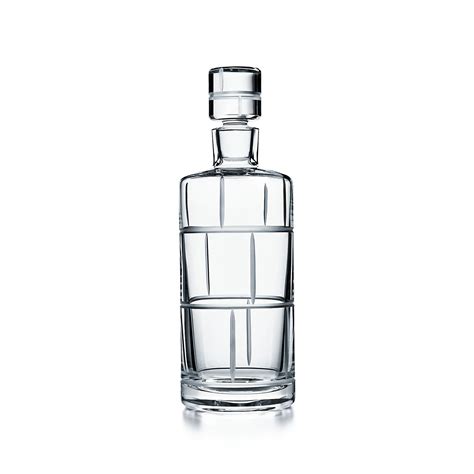 Modern Bamboo Crystal Decanter Tiffany And Co