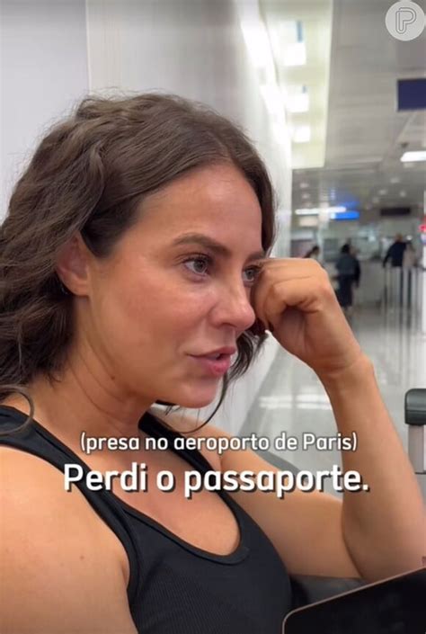 Foto Paolla Oliveira Contou Ter Perdido O Passaporte Ap S Embarcar No