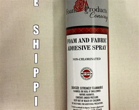 Foam And Fabric Adhesive Spray Professional Grade Etsy