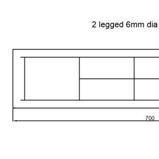 3 Free body diagram of the beam with 110 mm stirrups spacing | Download ...