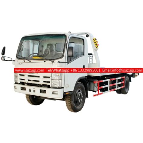 Isuzu Elf Ton Flatbed Tow Truck Isuzu Truck Manufacturer Tanker