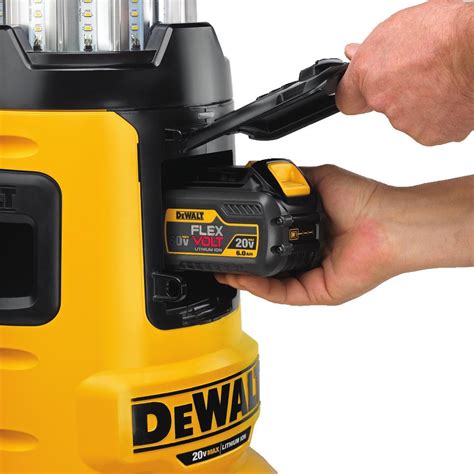 Dewalt Dcl070 20v Max Corded Cordless Bluetooth Led Large Area Light And Battery Charger