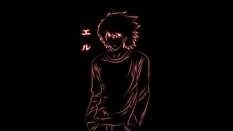 L Lawliet Wallpaper 4K, Death Note, Minimalist, 5K