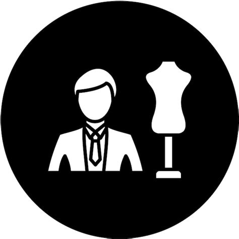 Diseño vectorial diseñador de moda estilo de icono Vector Premium