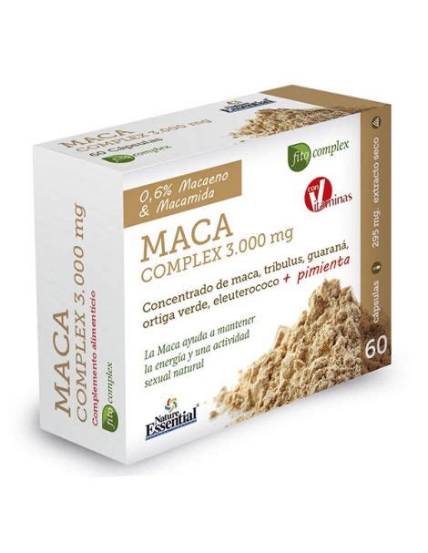 Maca Complex Nature Essential 60 cápsulas