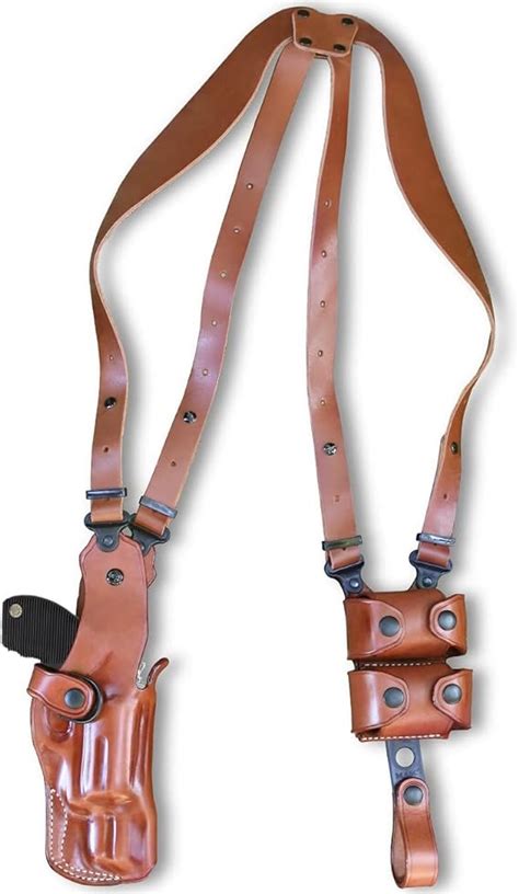 Amazon Premium Leather Vertical Shoulder Holster System With