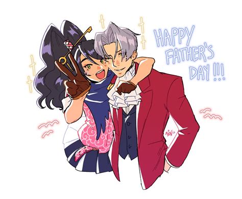 Azen🍅 On Twitter Rt Goldenastrum [ Ace Attorney ] Happy Fathers