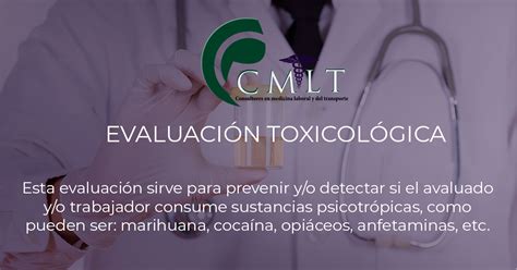 Evaluaci N Toxicol Gica Cmlt Evaluaciones