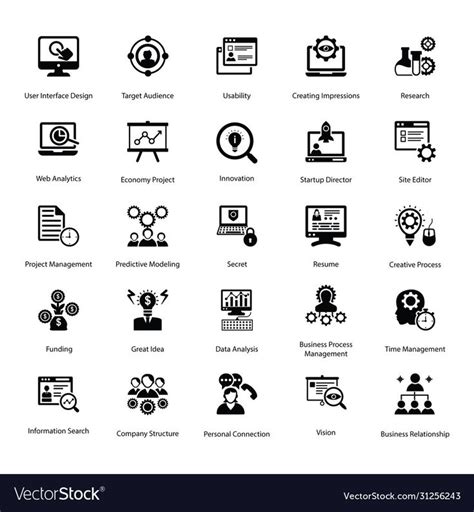 Project Management Icon Vector