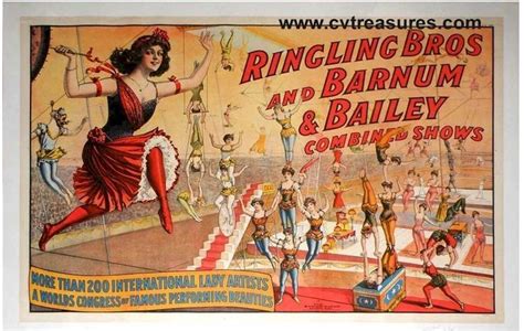 Barnum Circus, Circus Acrobat, Vintage Circus Posters, Ringling ...