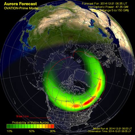 Minute Aurora Forcast Aurora Forecast Northern Lights Forecast