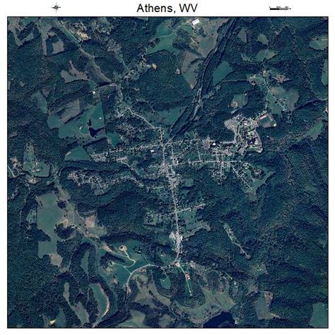 Aerial Photography Map Of Athens WV West Virginia