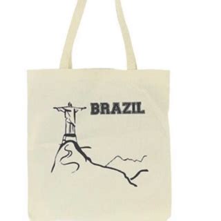 Bolsa Sacola Ecobag Unisex Rio De Janeiro Praia Cristo Redentor Pronta