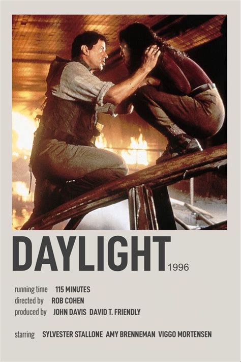 Alternative Alternativemovieposter Daylight Sylvesterstallone Movie