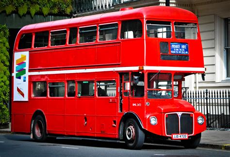 Old London Red Bus In Hyde Park Corner England Old London Flickr