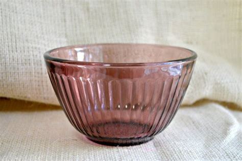 Pyrex Cranberry Bowl Small Ribbed Pyrex Mixing Bowl Etsy Pyrex