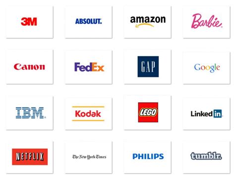 Top Famous Brands With Typography Logos Typography Logo