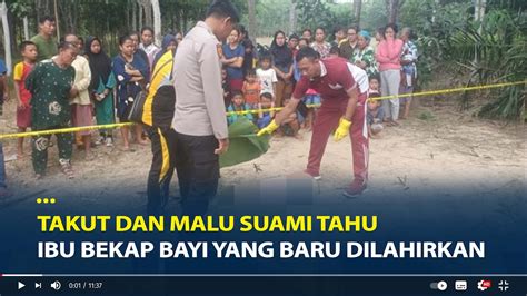 Takut Dan Malu Suami Tahu Ibu Di Mesuji Oki Tega Bekap Bayi Yang Baru