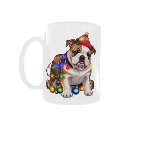 Kubek ceramiczny zwierzęta Boże Narodzenie Piesek Dog V16 300 ml