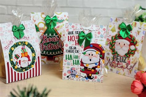 Embalagens Natal Compre Produtos Personalizados No Elo7