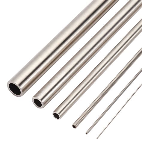 6pcs 304 Stainless Steel Tubing Od 5mm To 8cm Hollow Round Straight Tubing For Model Industry