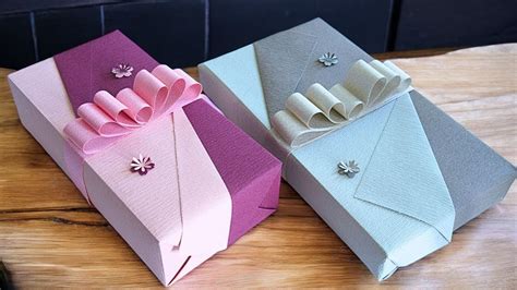 How To Wrap A Birthday Box Present Gift Wrapping Ideas With Ribbon