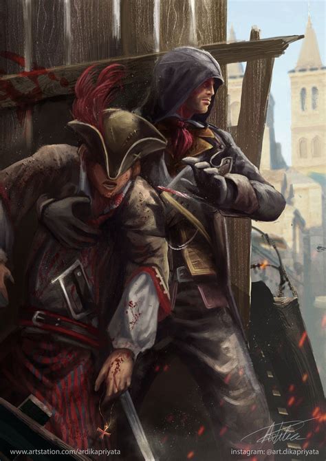 Arno Dorian Assassin S Creed Unity Fanart Ardika Priyata Assassins Creed Unity Assassins