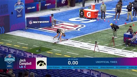 Linebackers Run The Yard Dash At Nfl Combine Pappoe Hits