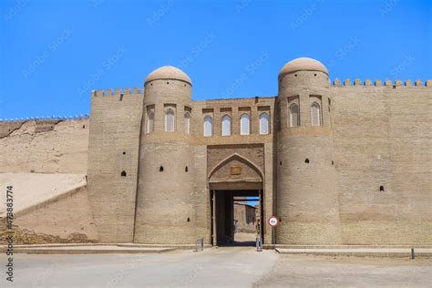 Tash-Darvaza Gate, southern gate of Ichan-Kala fortress in Khiva ...