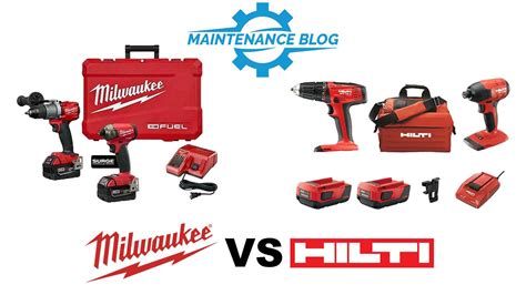 Milwaukee Vs Hilti Power Tools Time For A Change Maintenance Blog