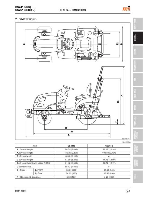 Kioti Tractor Parts Diagram