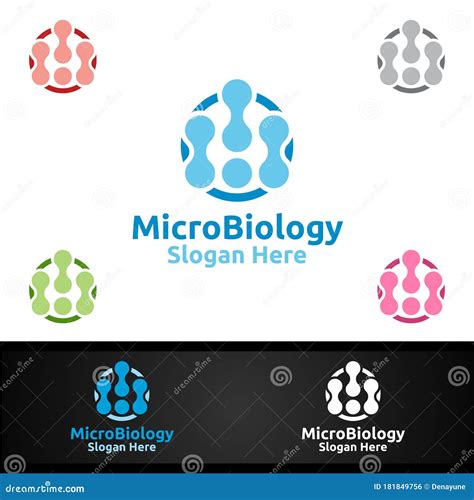 Micro Science and Research Lab Logo for Microbiology, Biotechnology ...