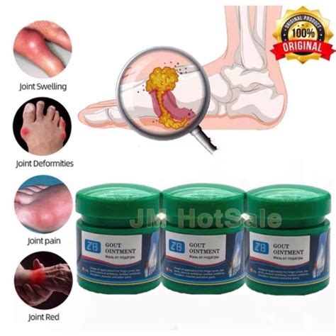 Set Of 3 ORIGINAL 20g Gout Ointment Treatment Relief For Gout And