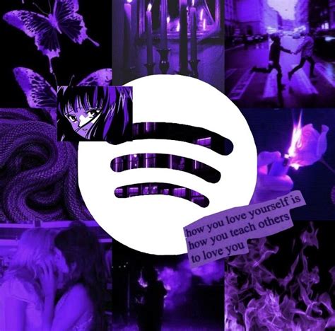 Spotify Logo 💜 Purple Aesthetic Iphone Photo App App Icon