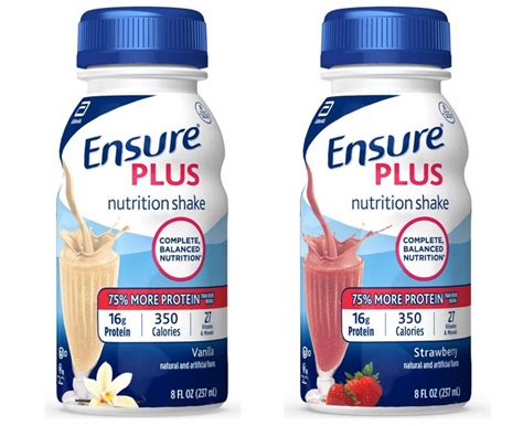 ensure  drink bottles abbott nutrition