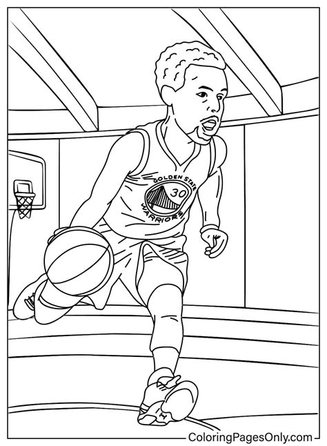 Curry Coloring Pages Printable Coloring Pages