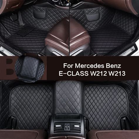 For Mercedes Benz E Class W212 W213 Custom Car Floor Mats Special Auto Foot Pads Auto