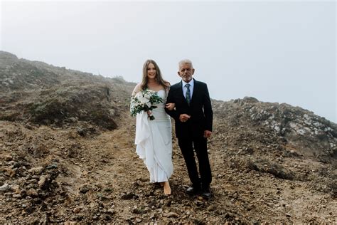 Moody Elopement On The Foggy Coastal Cliffside Karina Maks